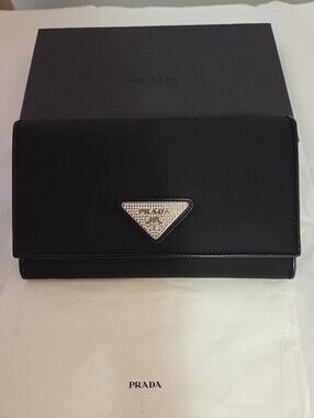 Prada Nylon Black Wallet
